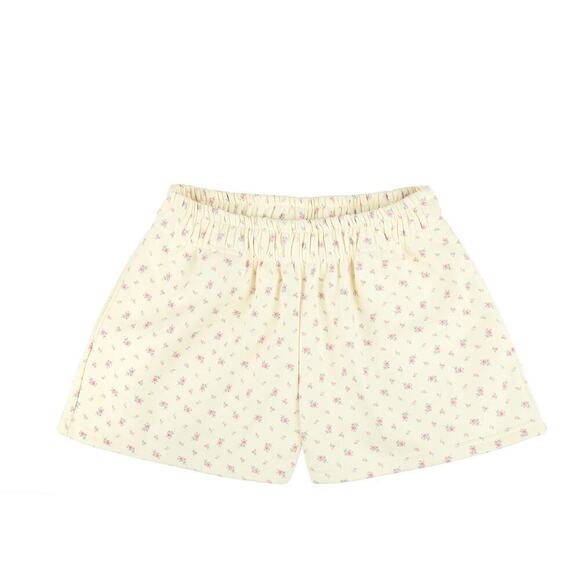 NWT‎ Vintage Flower print The Happy Camp3r Light Yellow Shorts - XXL - Picture 1 of 4